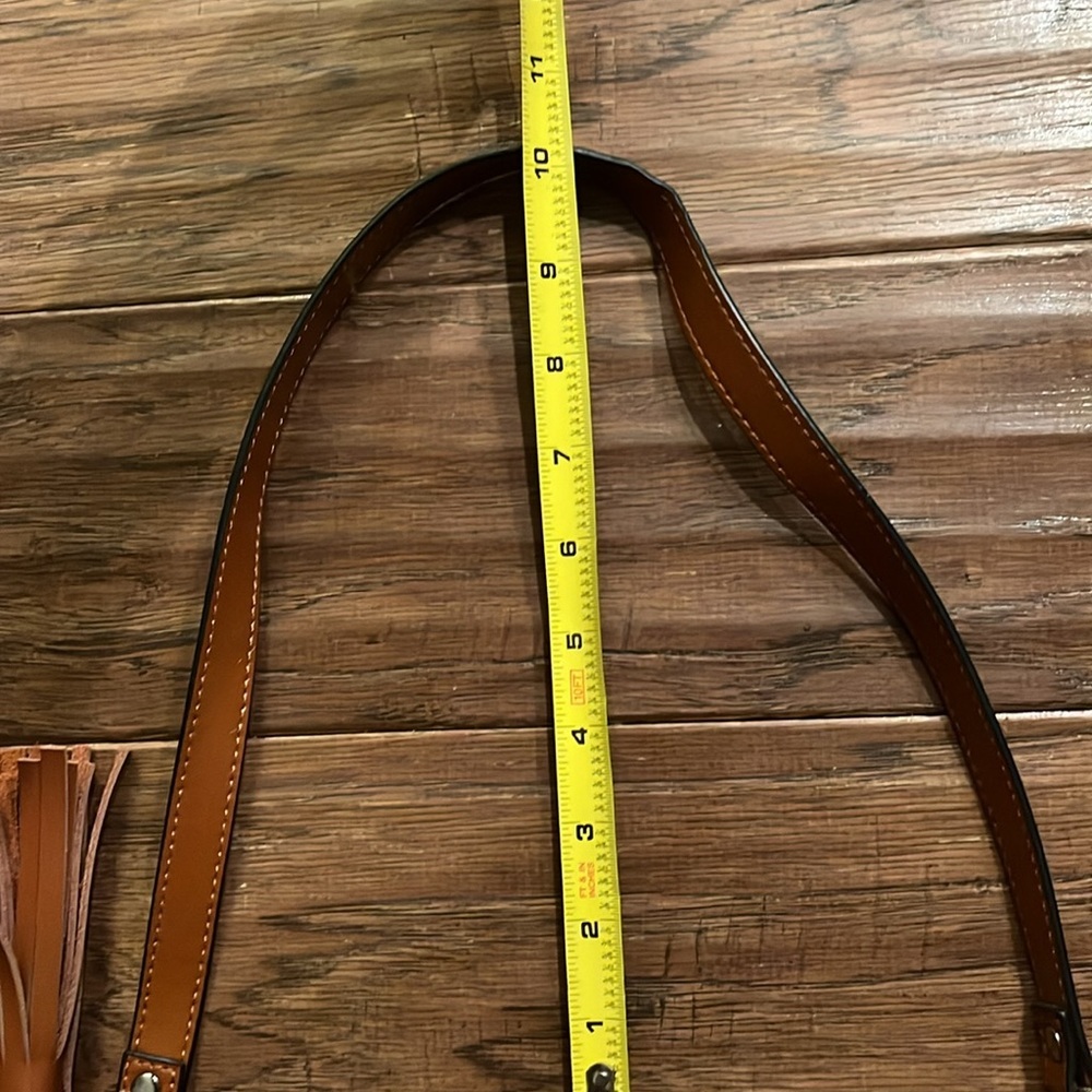 HESHE Brown Shoulder Purse - Picture 11 of 11